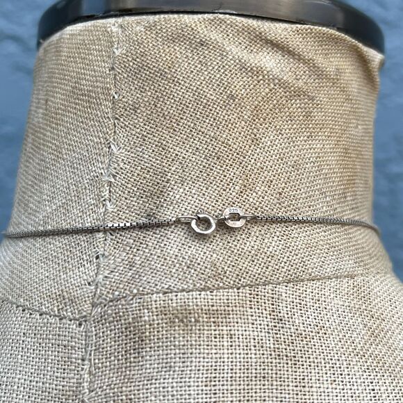 Mother of Pearl Stering Silver Necklace Bohemian Statement Jewelry - Picture 5 of 10